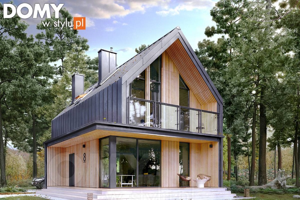 projekt domu 70m2
